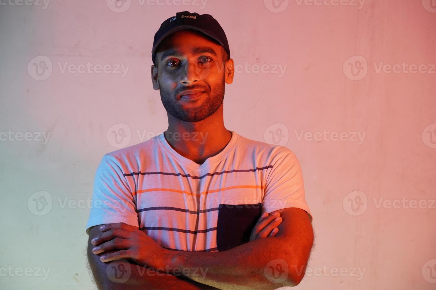 portrait d'homme en studio photo