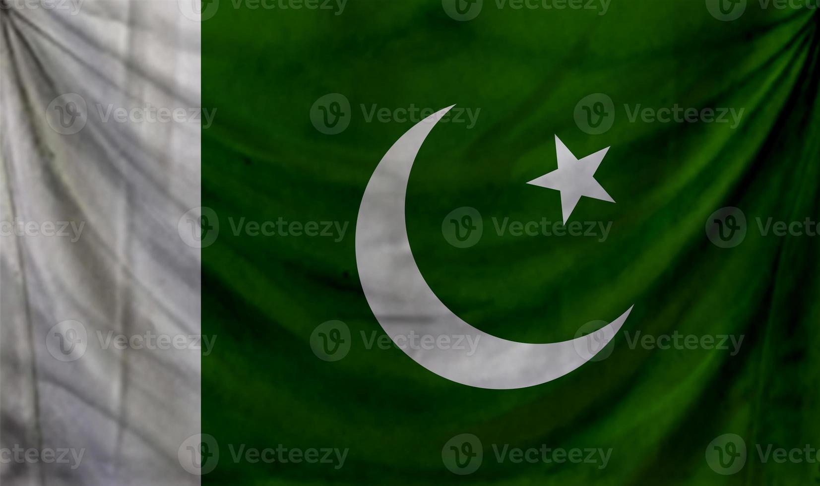 conception de vague de drapeau du pakistan photo