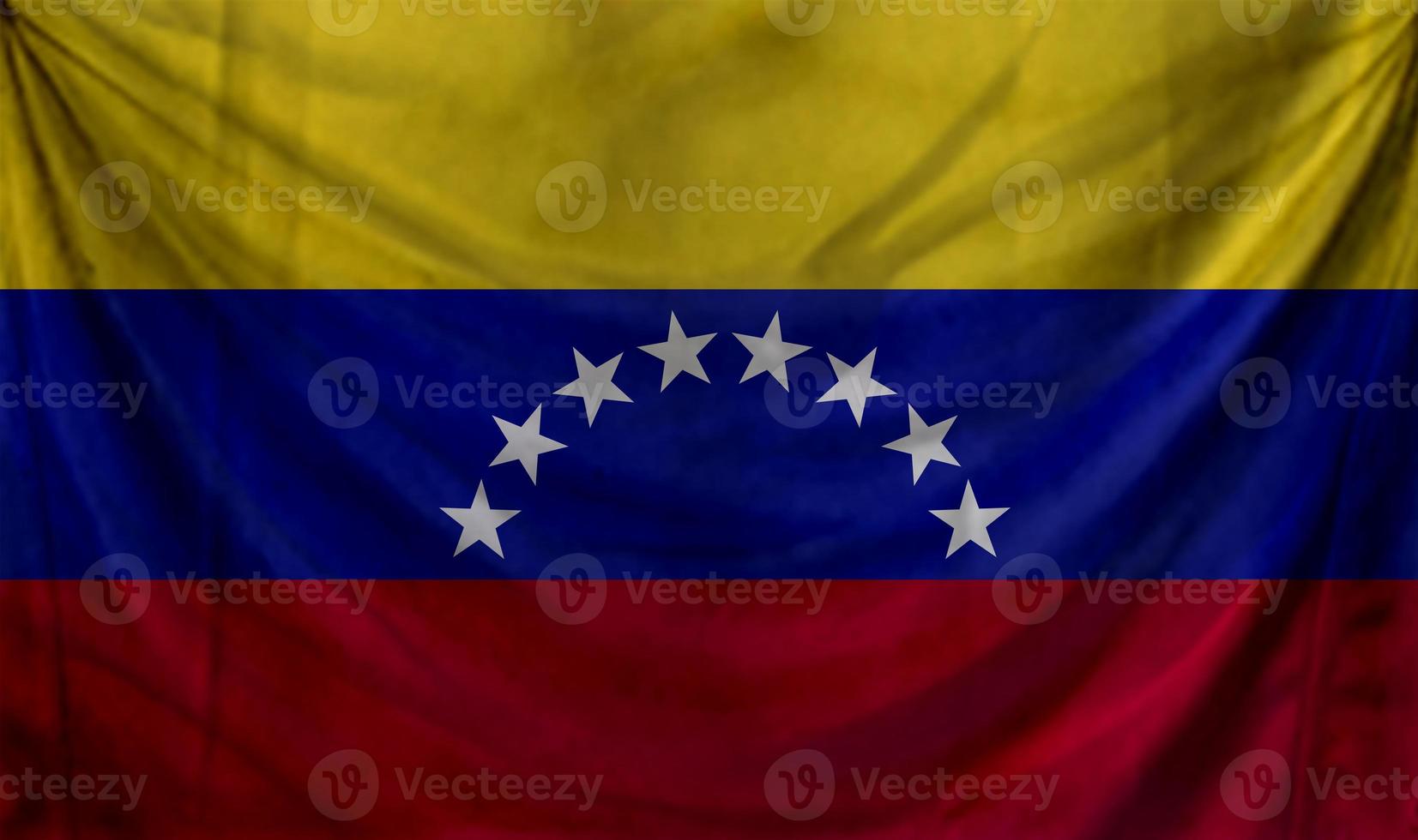 conception de vague de drapeau du venezuela photo