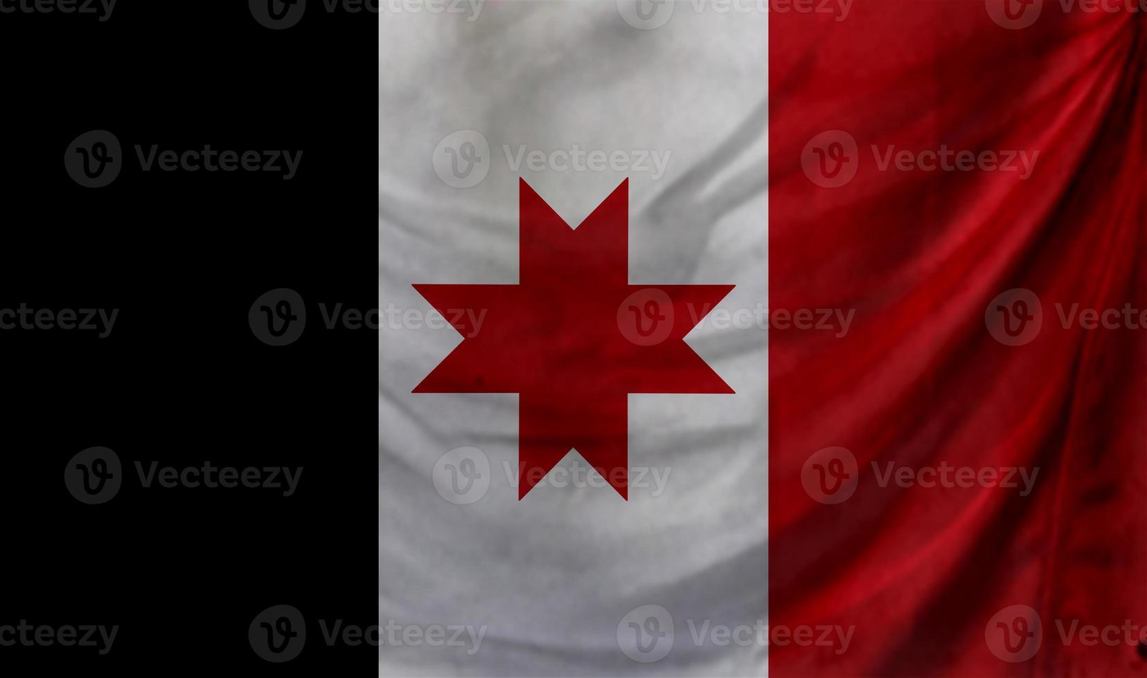 conception de vague de drapeau d'oudmourtie photo