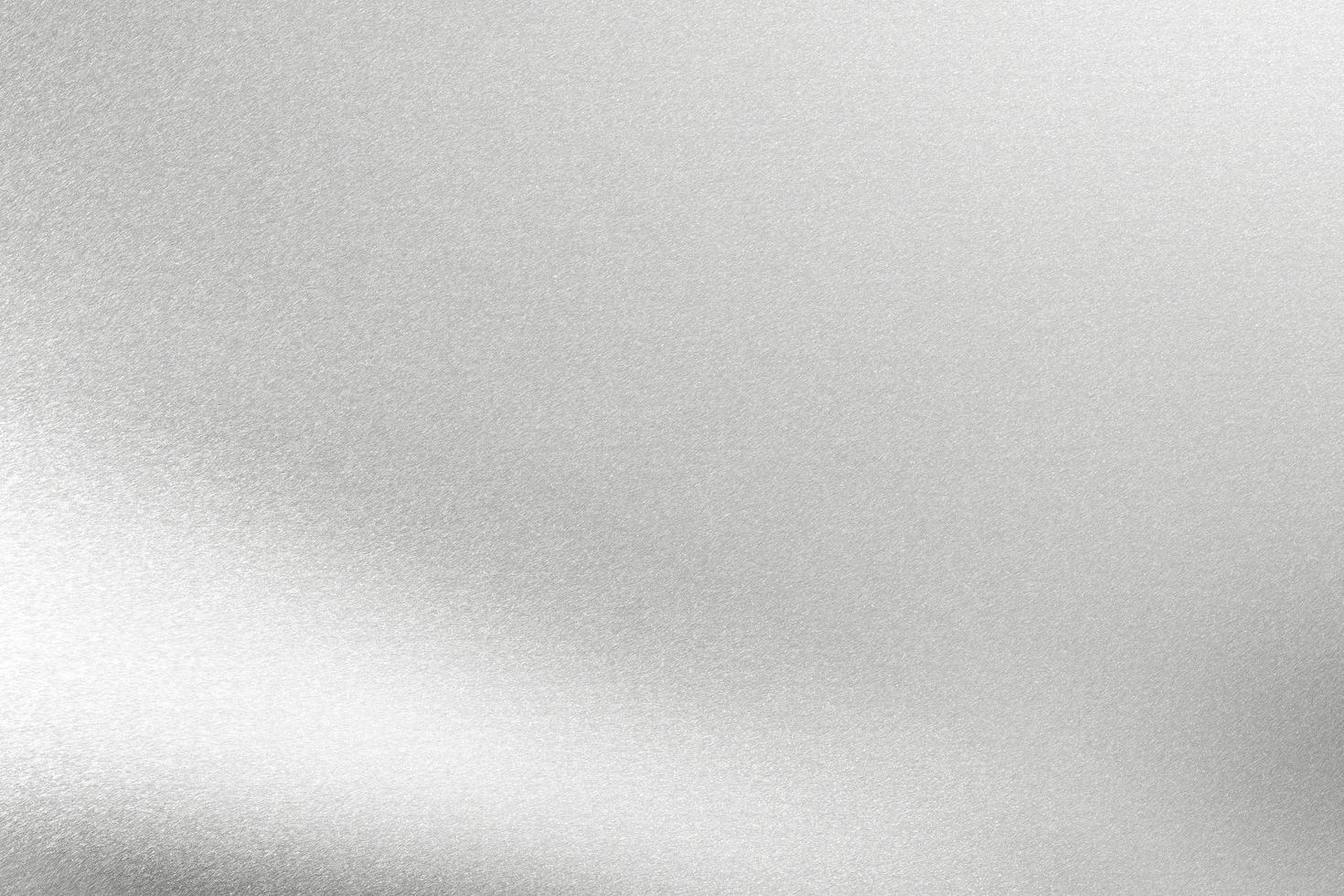 lumière qui brille sur une feuille métallique argentée, fond de texture abstraite photo