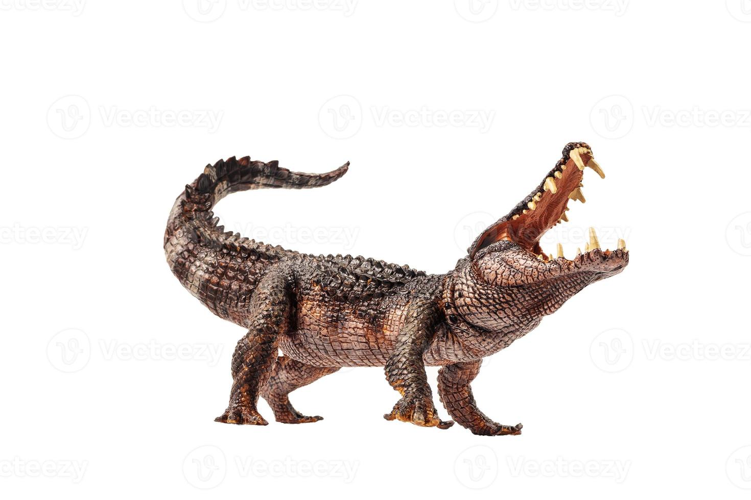 kaprosuchus , dinosaure sur fond blanc photo
