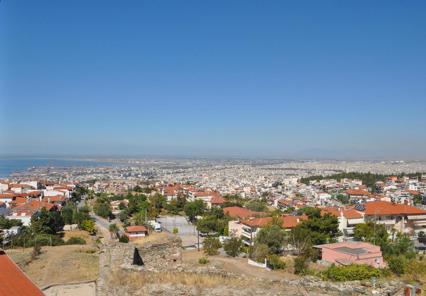 vue aérienne de thessalonique photo