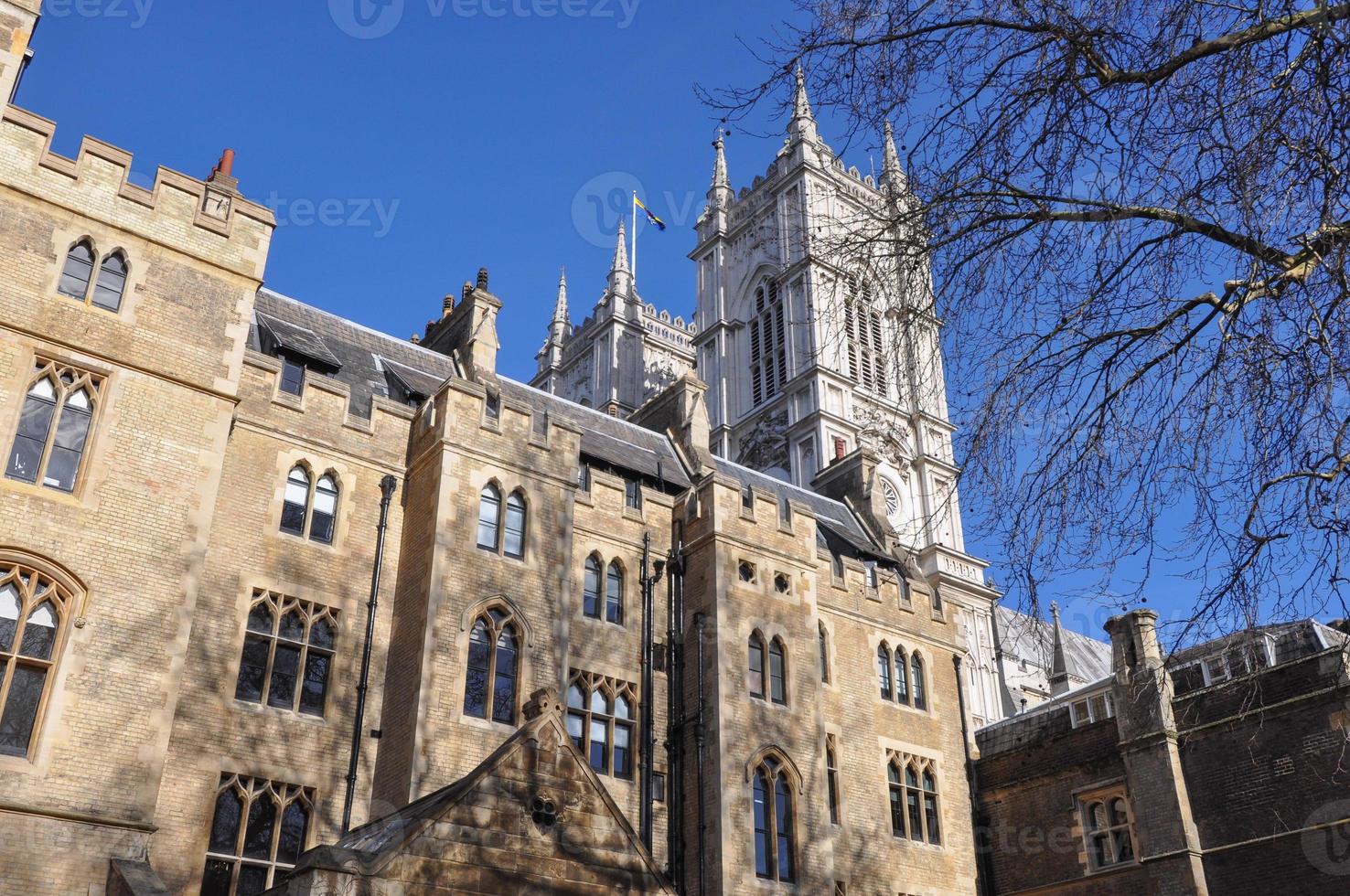 Cour du doyen de l'abbaye de Westminster à Londres photo