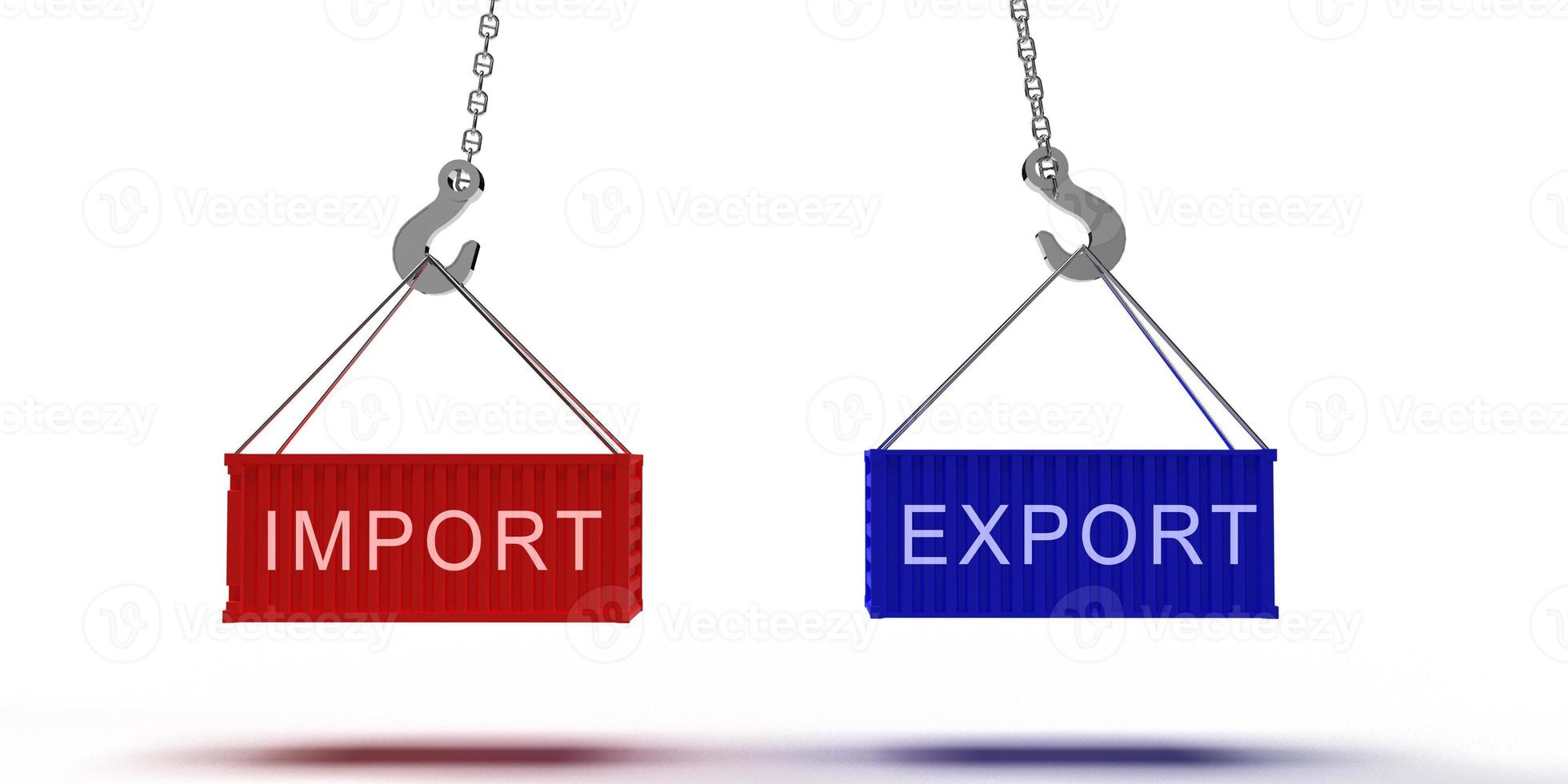 entrepôt terminal fret conteneur chariot élévateur logistique stockage import export chaîne d'approvisionnement expédition travail commercial travail financier marketing entreprise économie international transport industrie.3d rendu photo