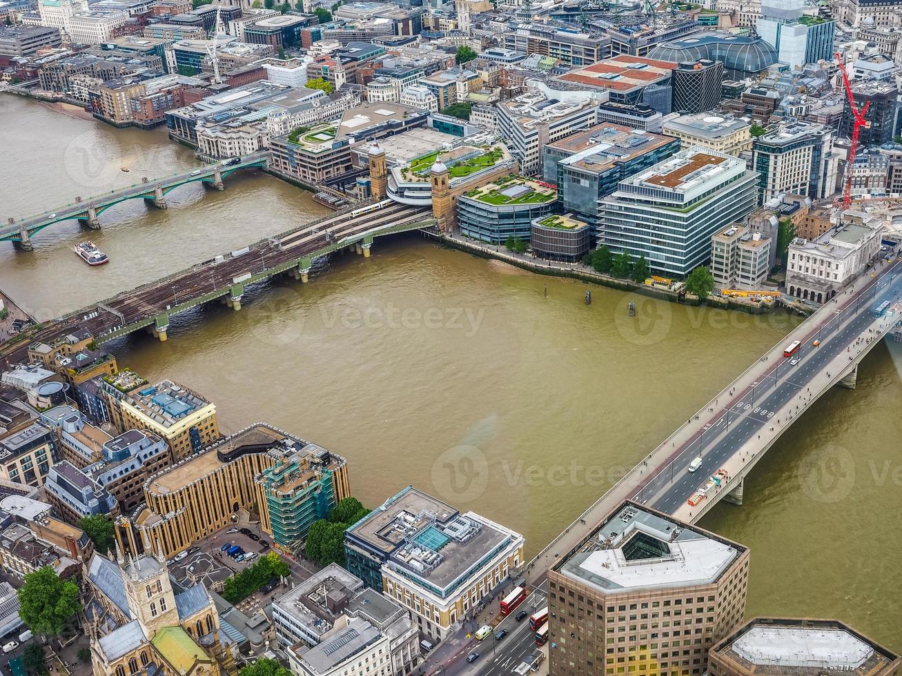 vue aérienne hdr de londres photo