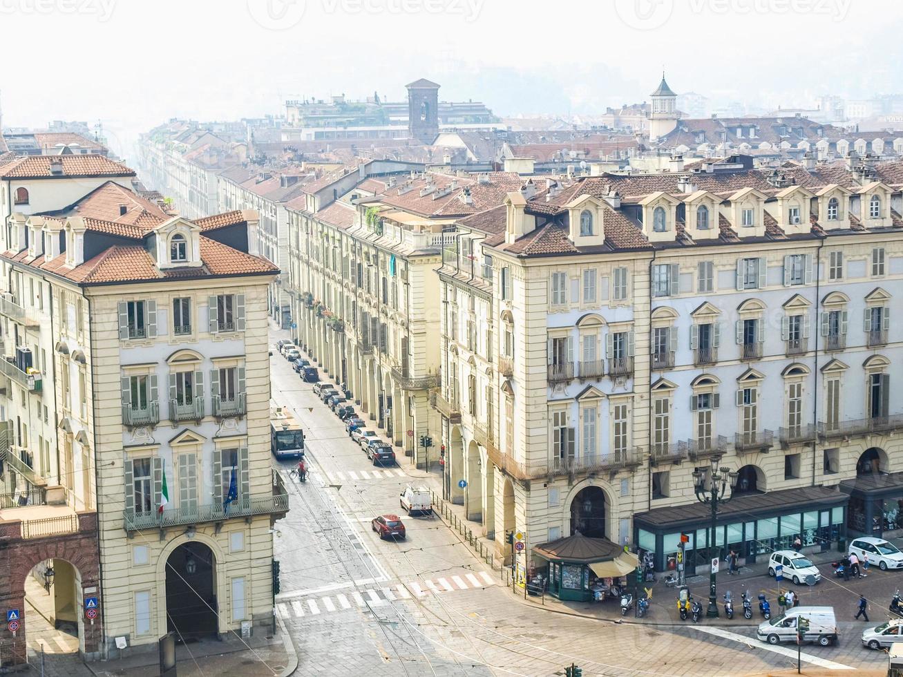 hdr piazza castello, turin photo