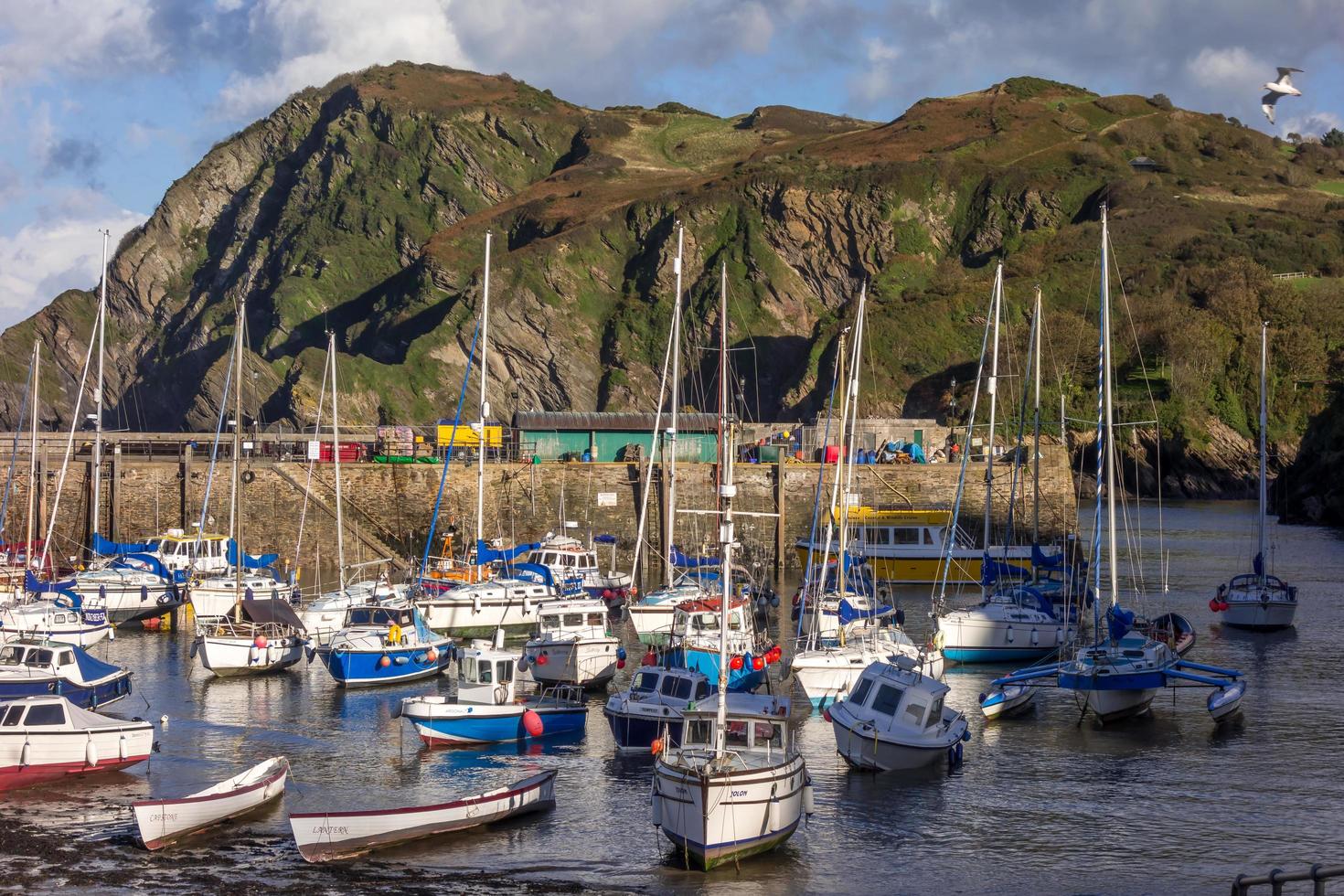 Ilfracombe, Devon, UK, 2013. vue sur le port photo