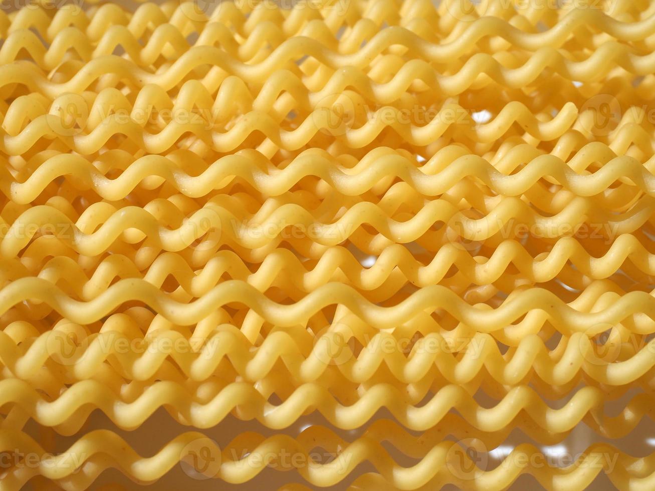 Nourriture pour pâtes fusilli longues photo