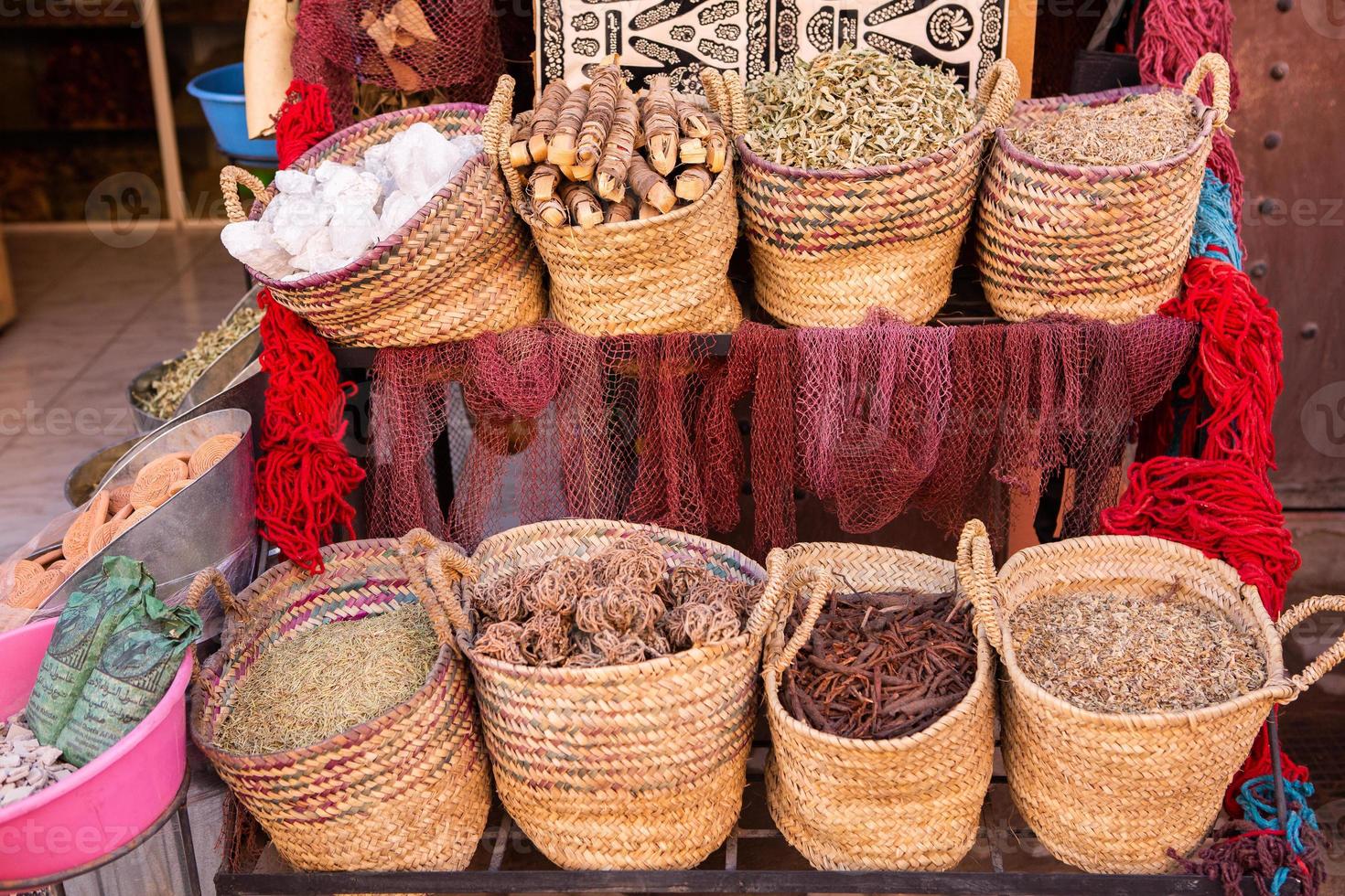 cuisine de rue dans les rues du maroc photo