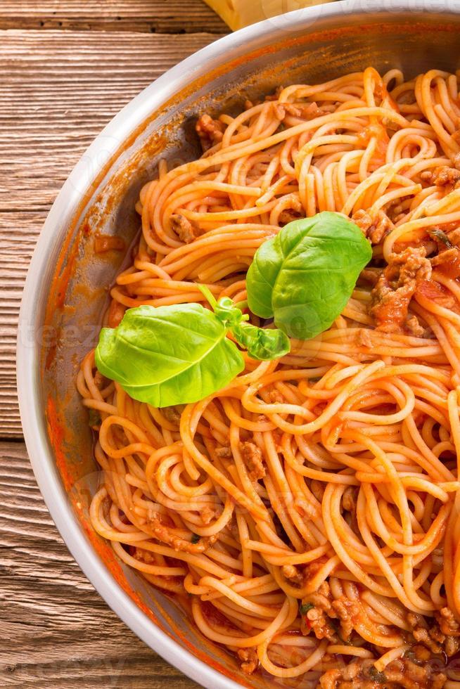 spaghetti bolognaise photo