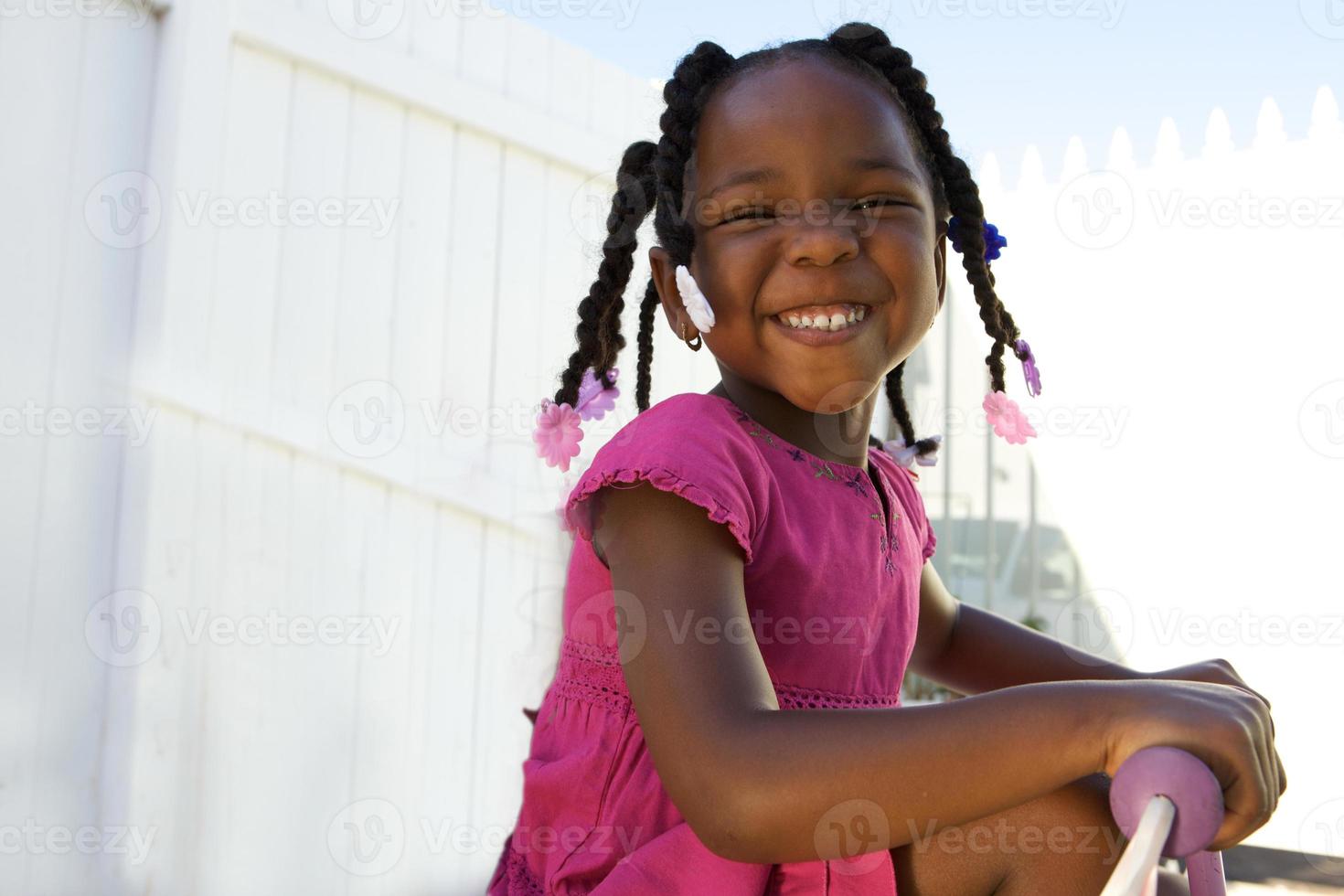 mignon enfant afro-américain photo