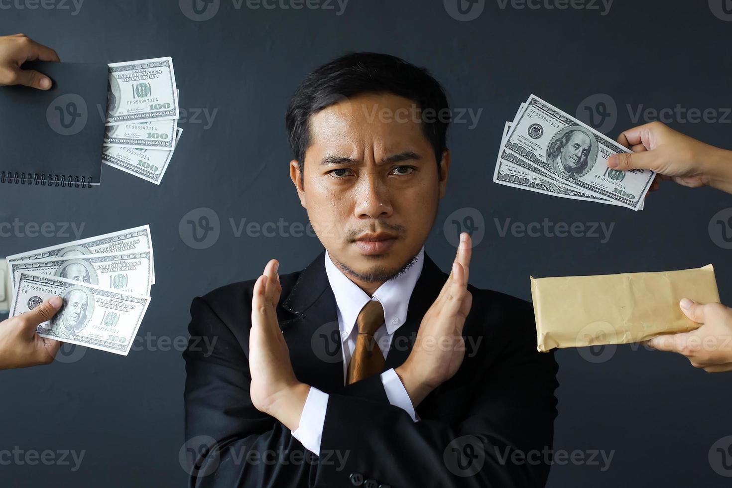 enveloppe d'argent - travail au noir - corruption, économie Stock Photo