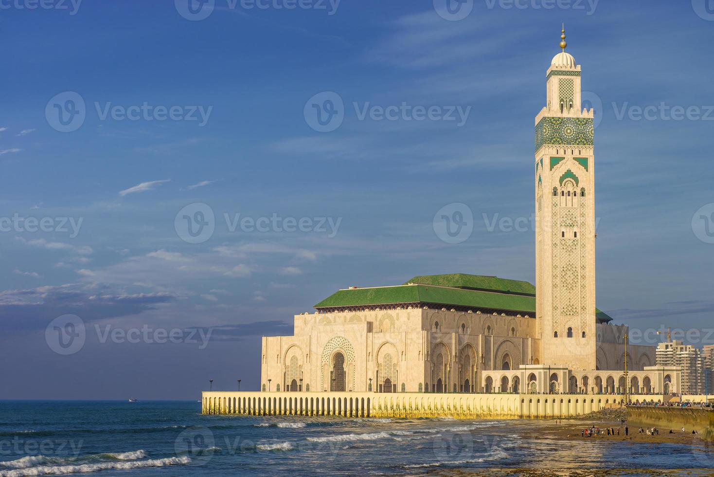 mosquée hassan ii à casablanca, maroc photo