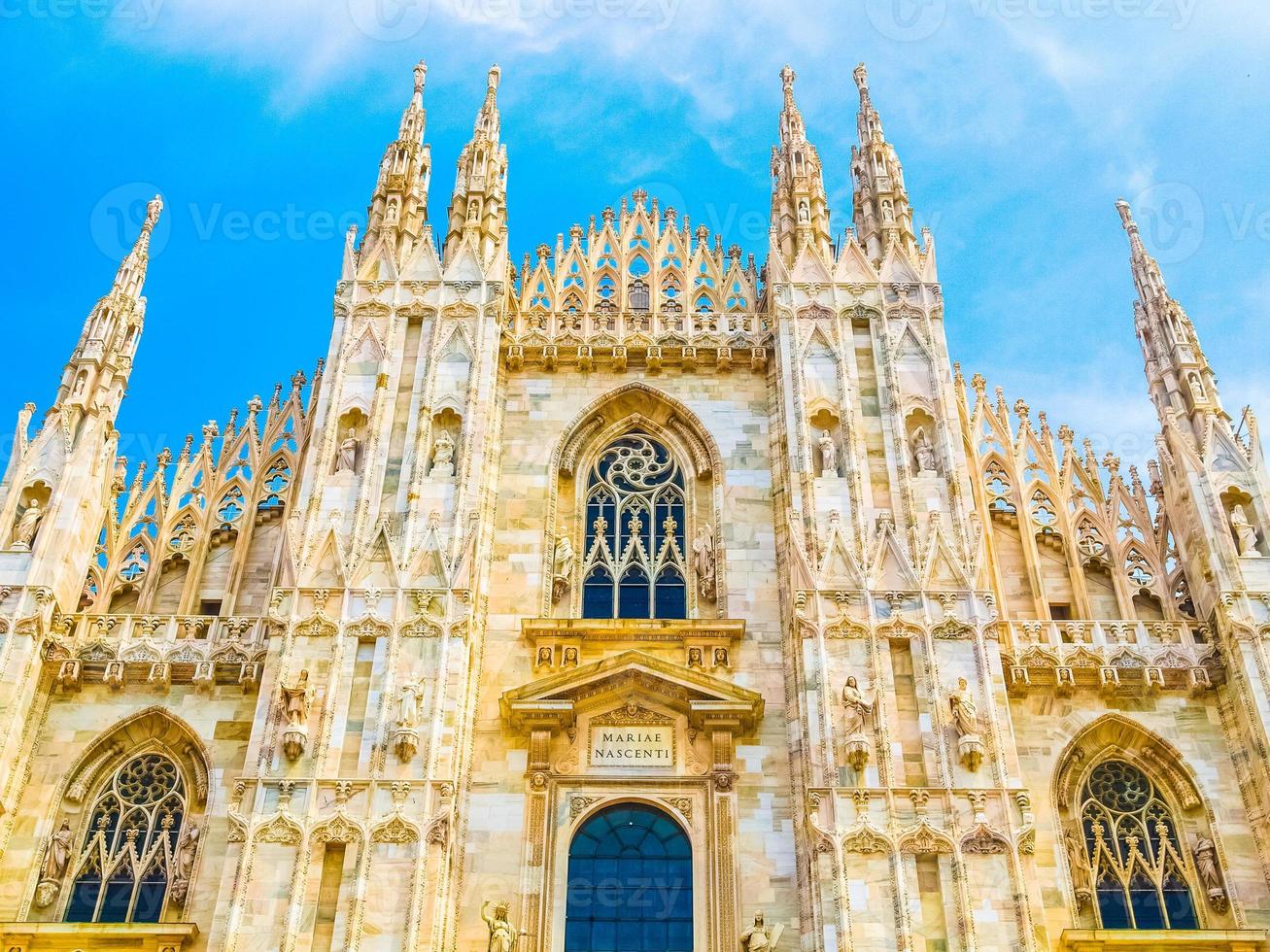 hdr duomo di milano milan cathédrale photo