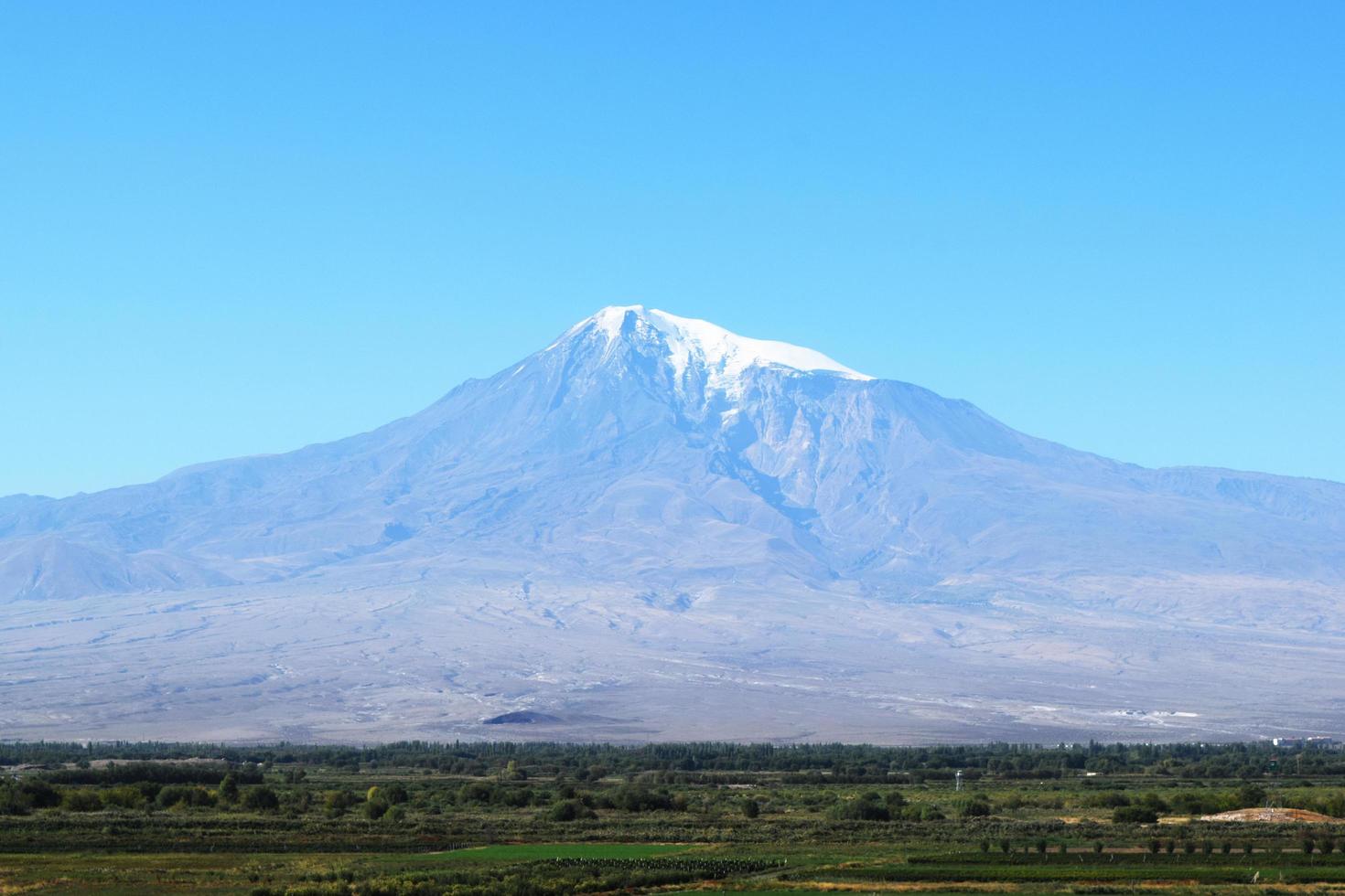 la nature de l'arménie.vue d'ararat photo