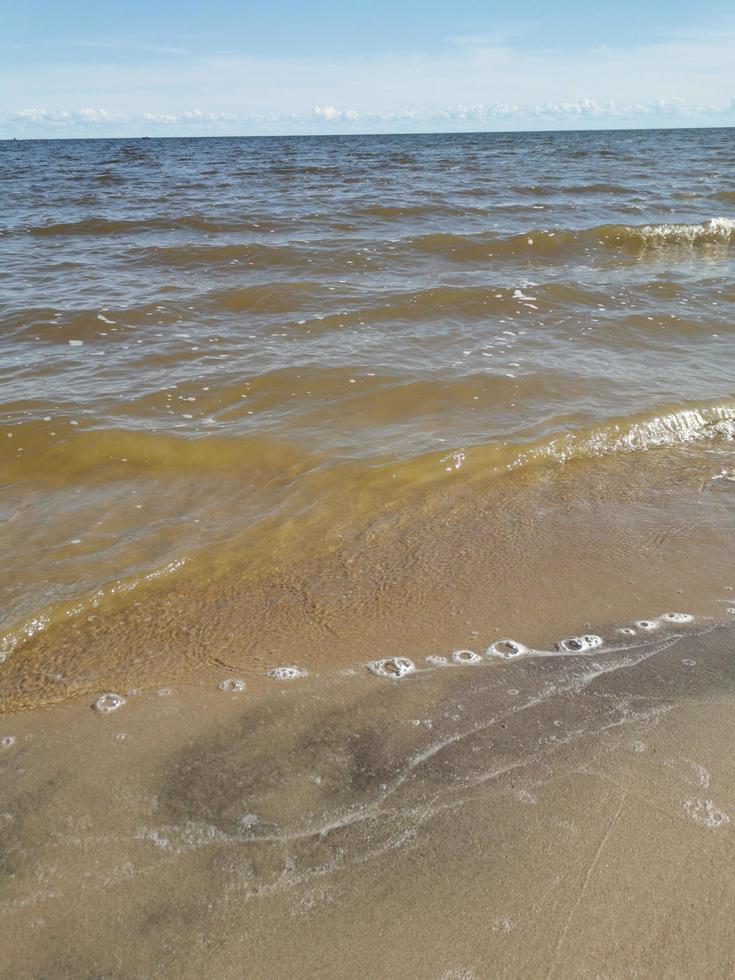 vagues et sable photo