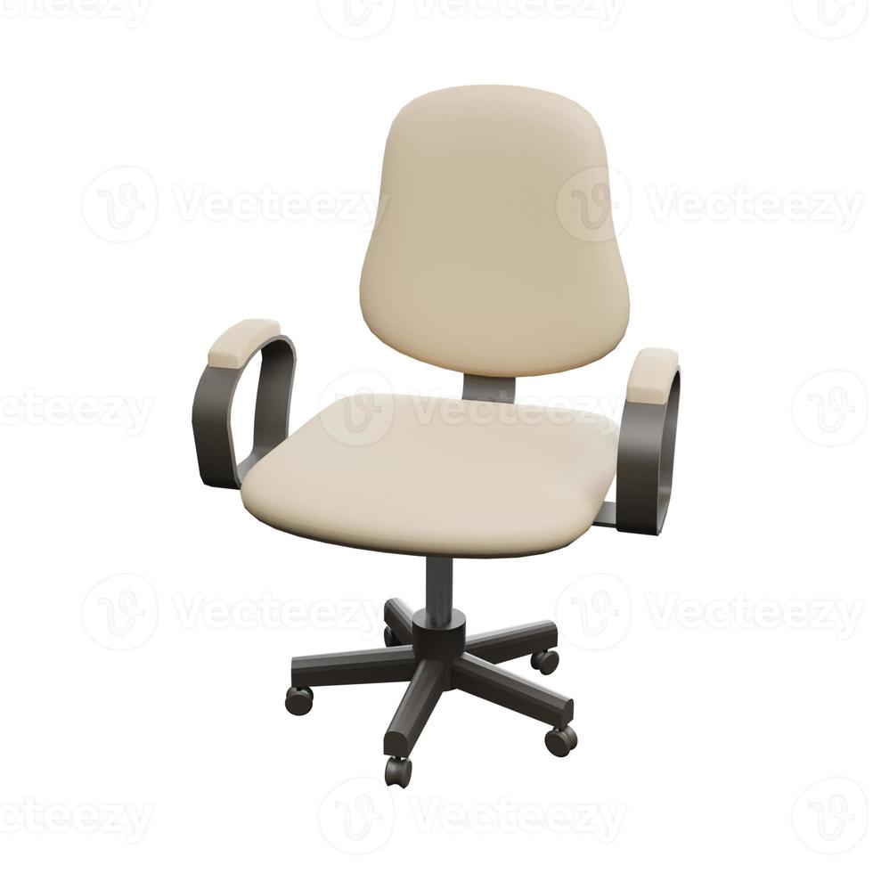 chaise de bureau icône 3d photo de haute qualité