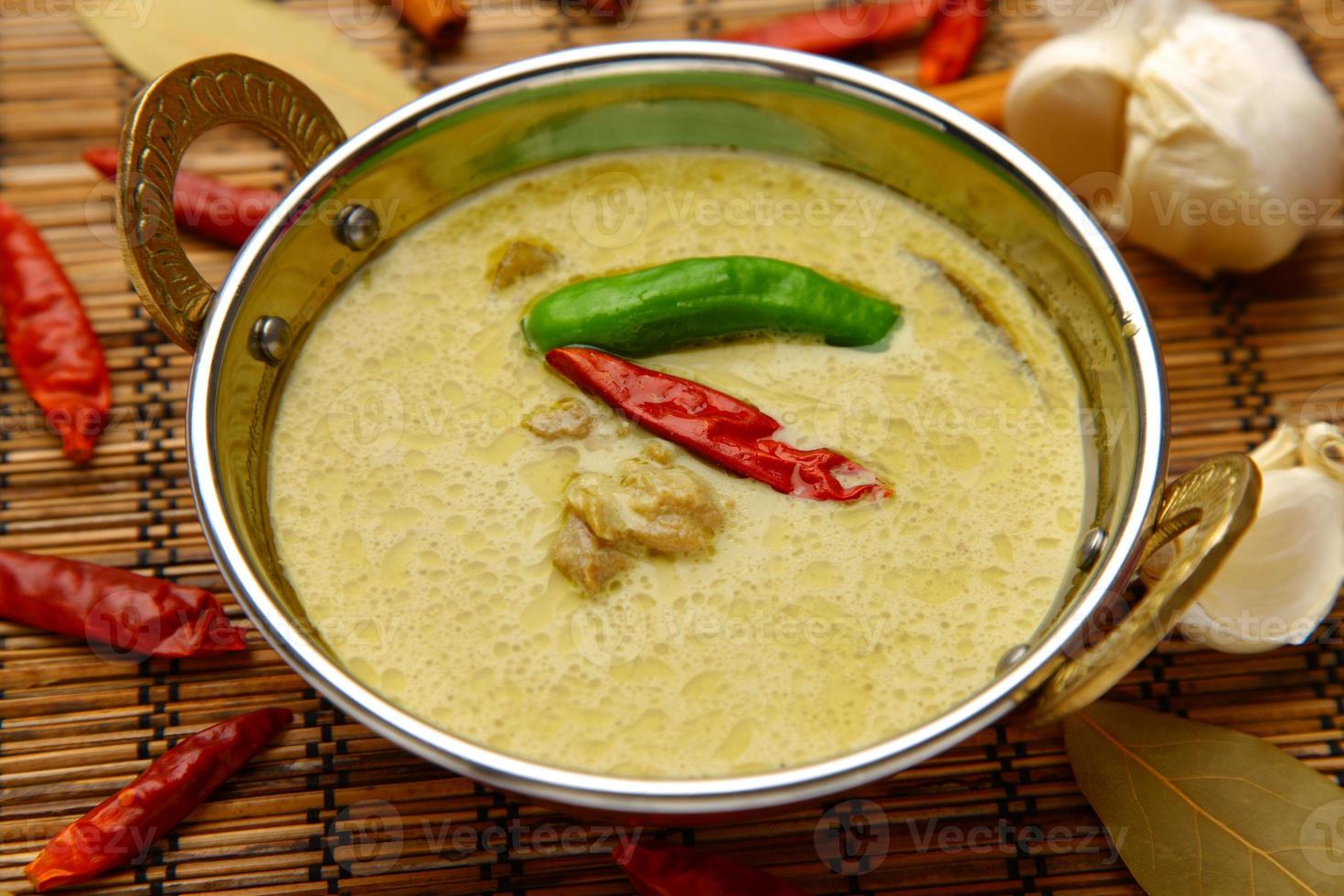 curry vert de Thailande photo