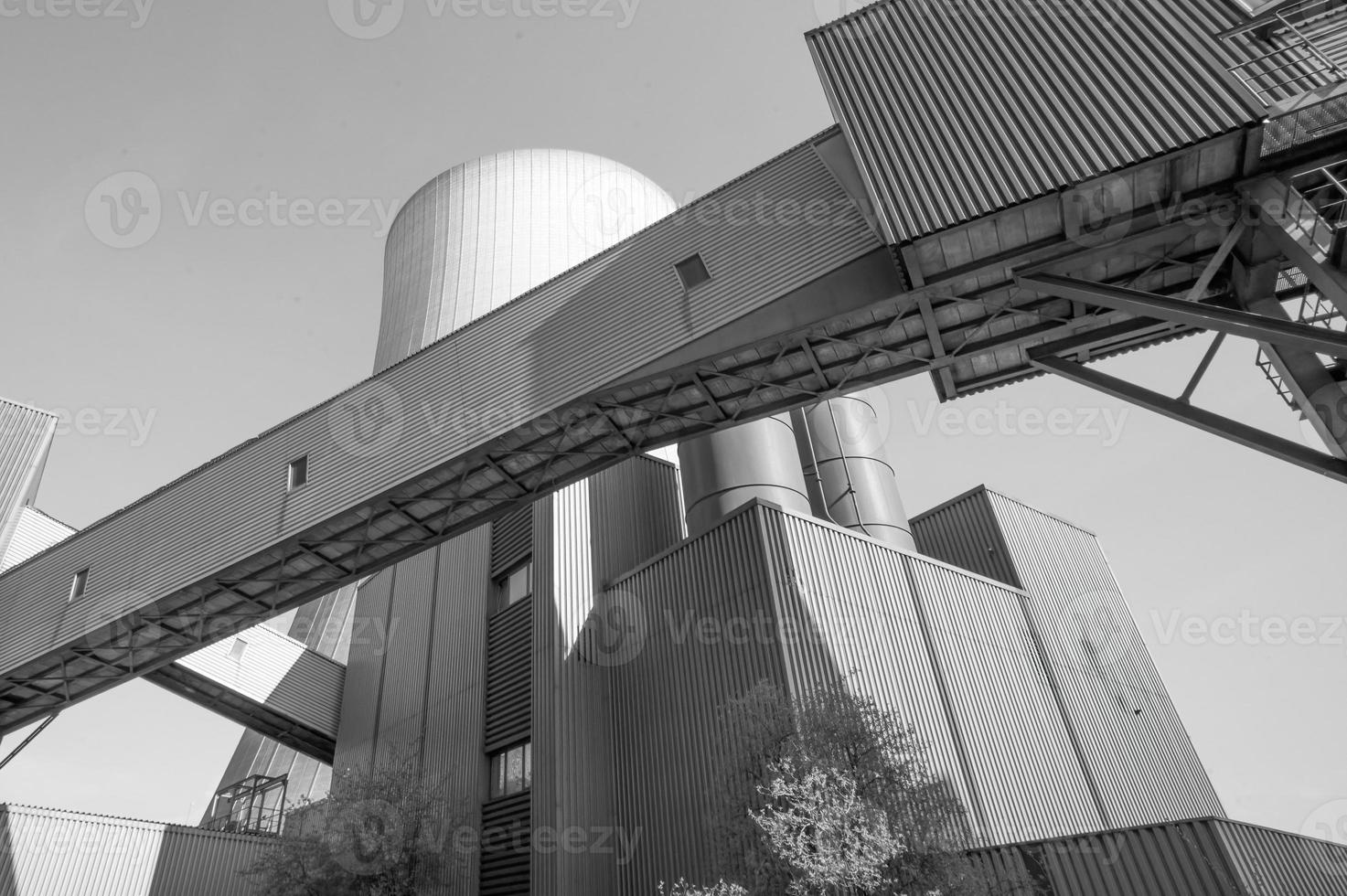 centrale électrique au charbon sur le rhin photo