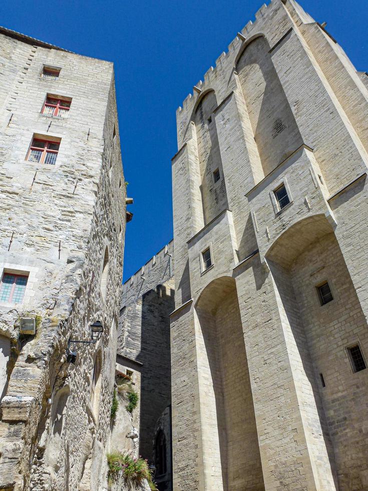 avignon,france,,2013 - photo verticale de la façade du palais des papes