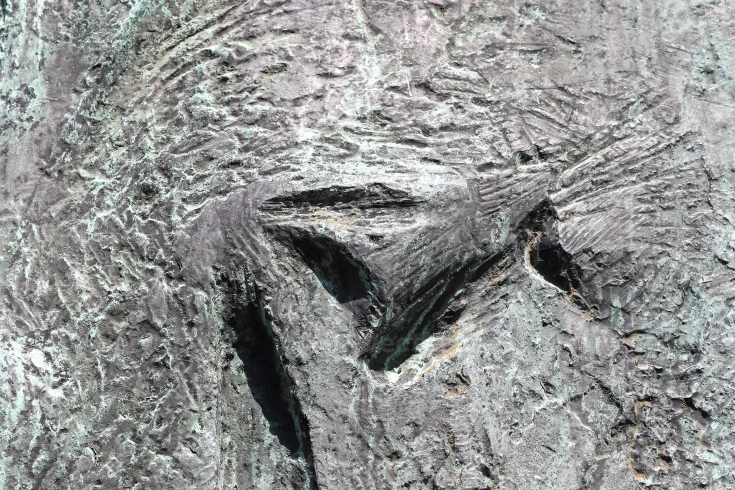 vue rapprochée détaillée sur les surfaces métalliques et en acier. photo