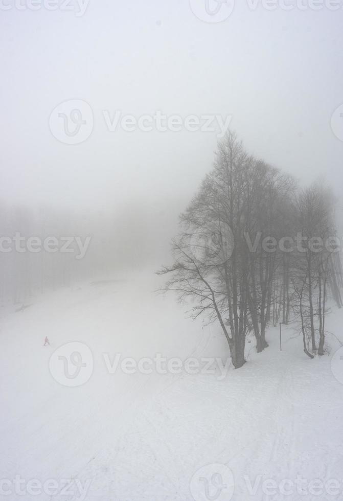 recouvert de neige montagne du caucase photo