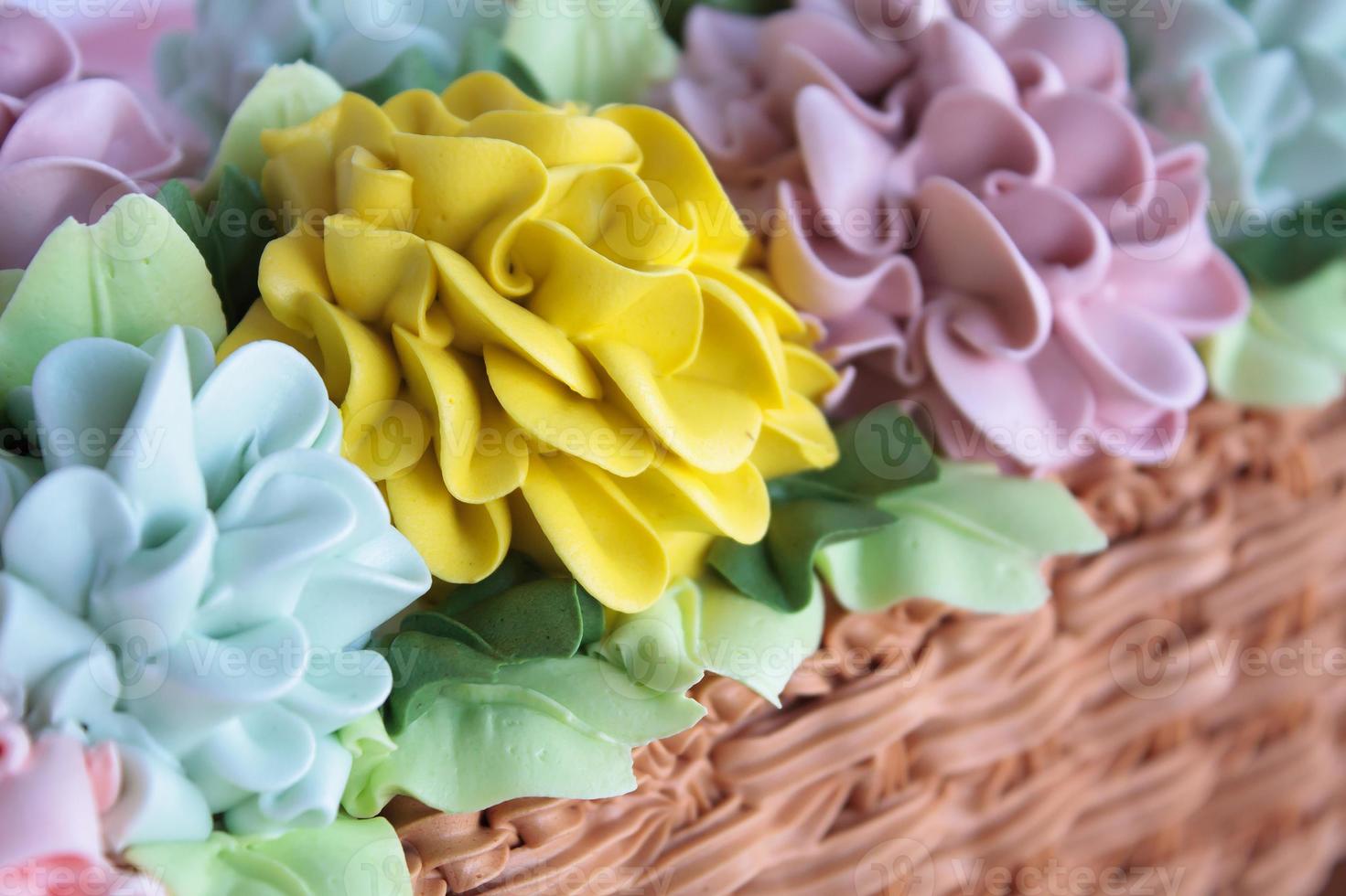 gâteau aux fleurs photo