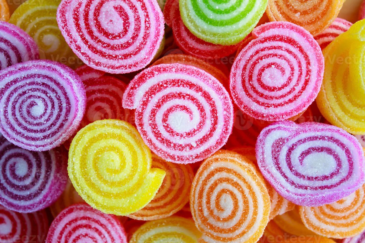 bonbons colorés à la gelée sucrée photo