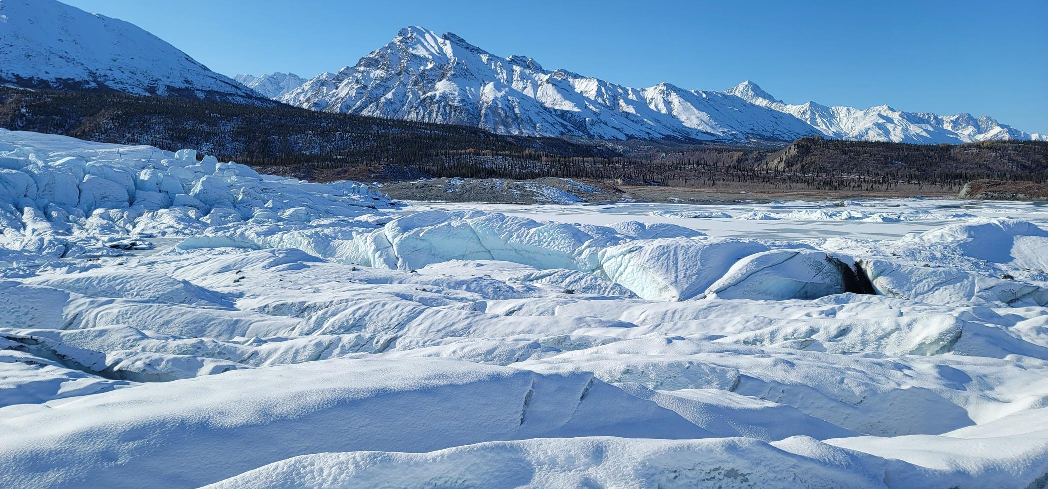 glacier matanuska enneigé en alaska photo