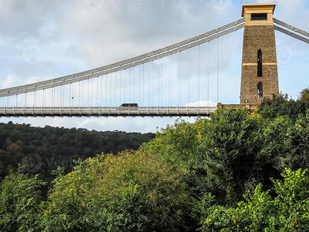 pont suspendu de clifton hdr à bristol photo