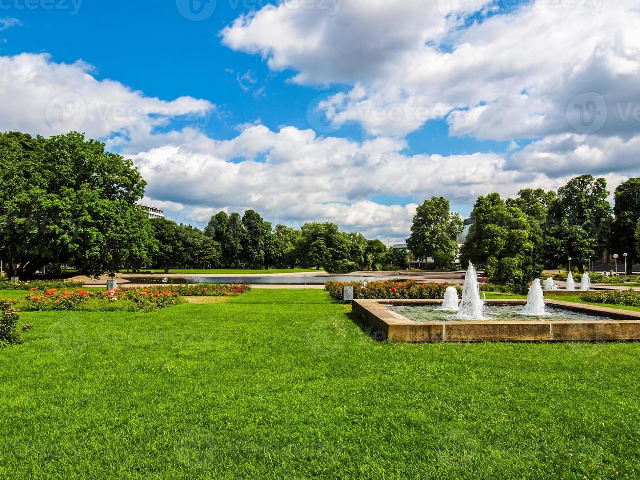 jardins hdr à stuttgart allemagne photo