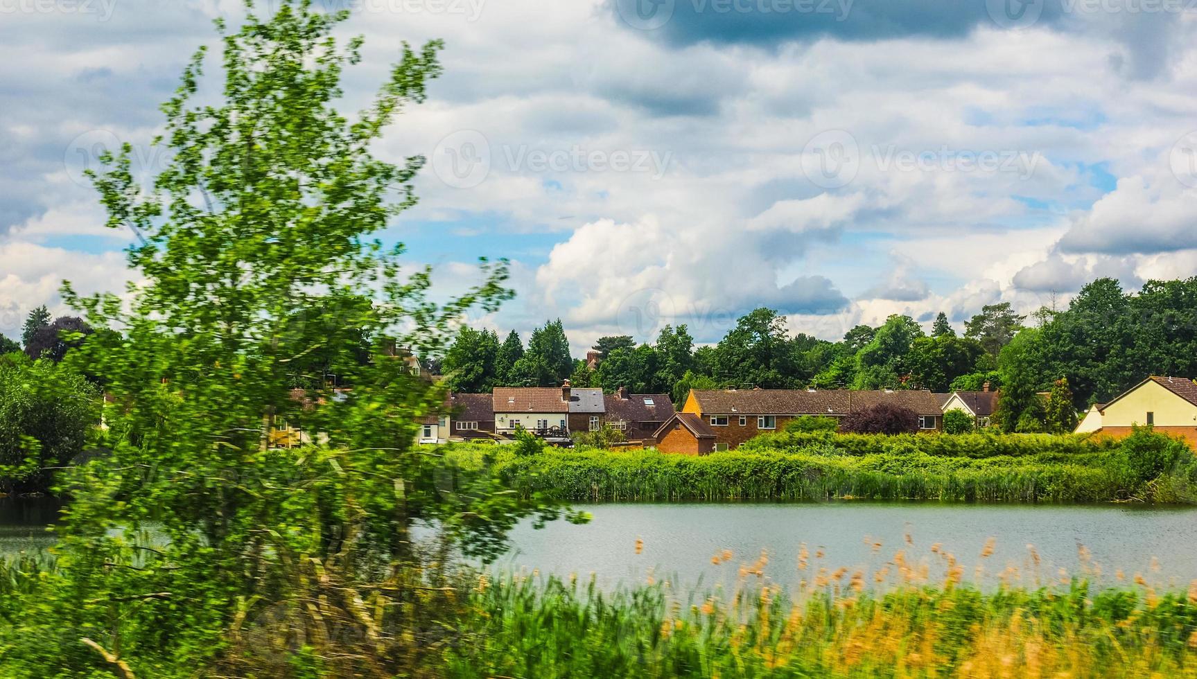 paysage de campagne anglais hdr photo