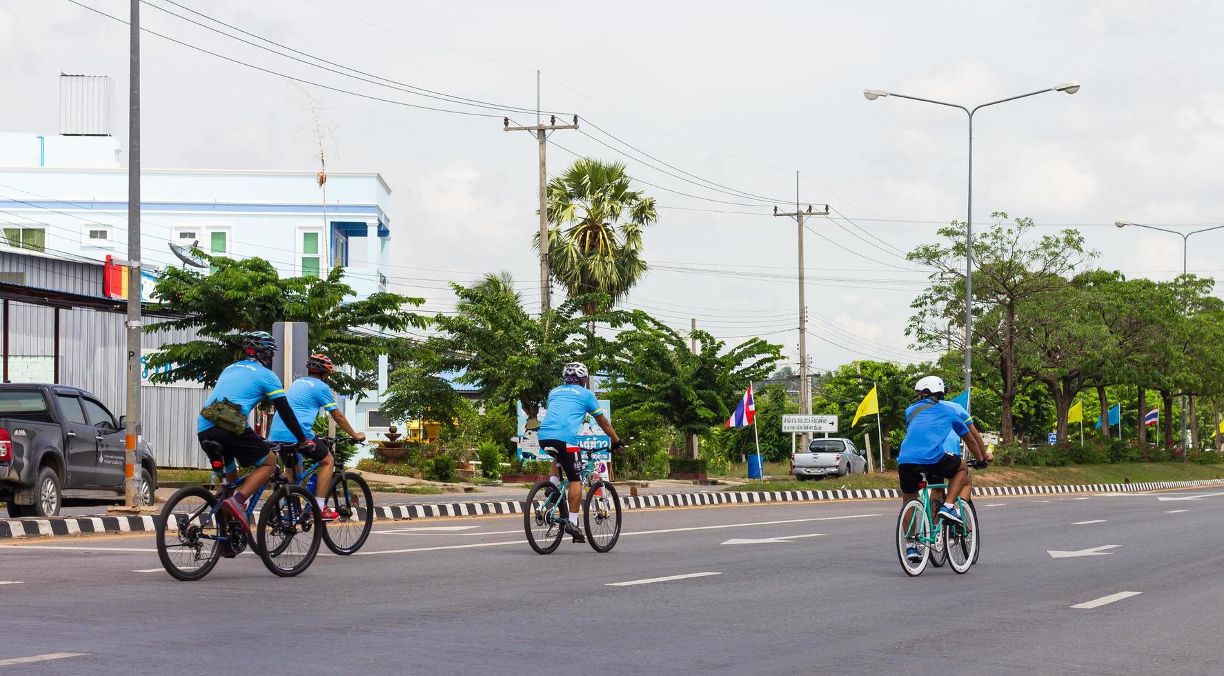 faire du vélo pour la santé en thaïlande. photo