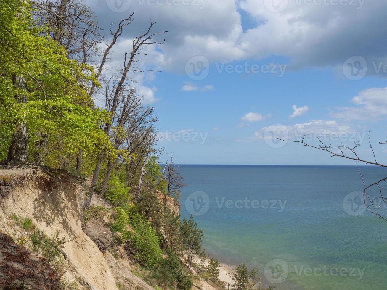 plage de la mer baltique en pologne photo