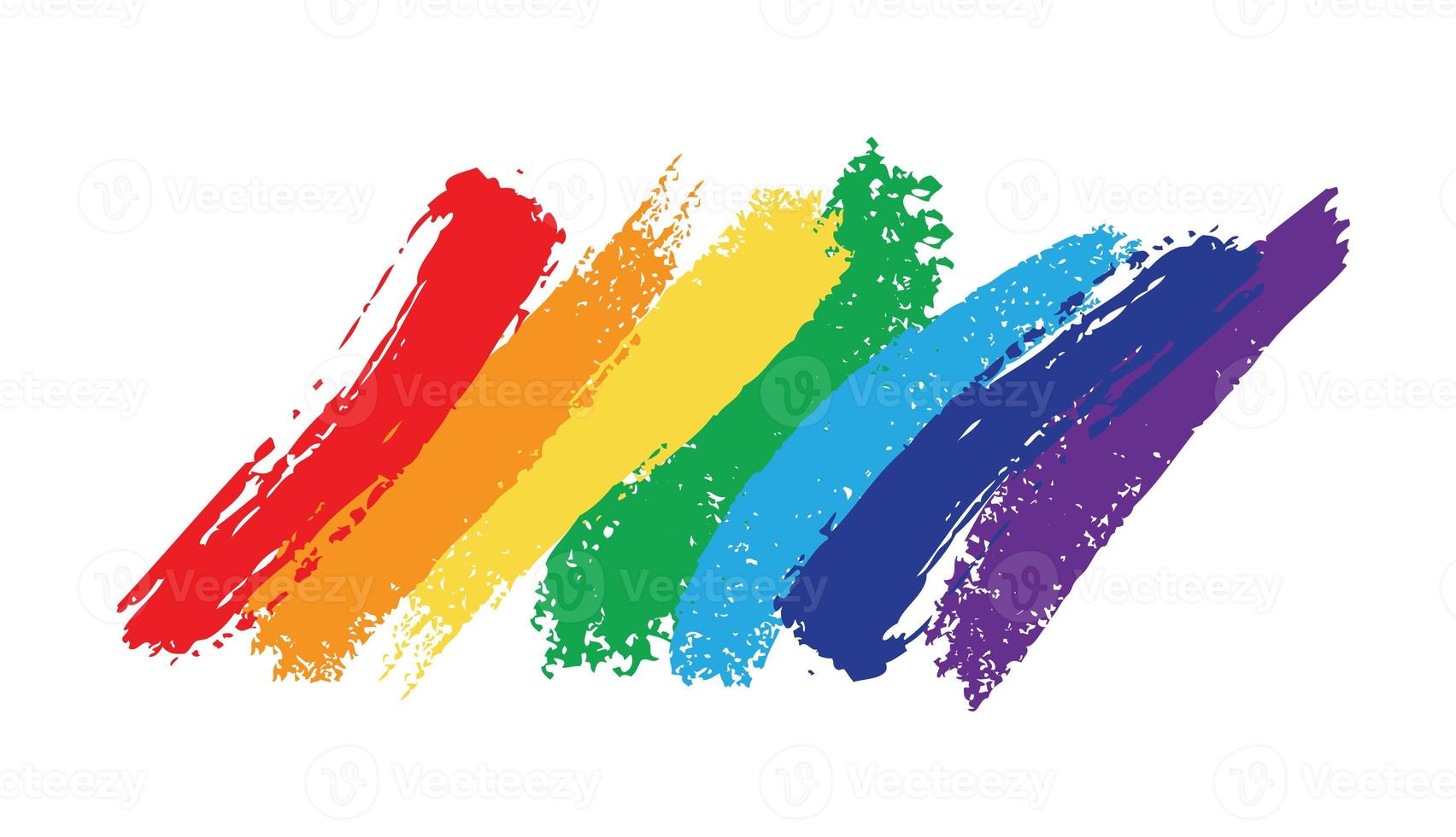 drapeau fierté arc-en-ciel lgbt lesbienne. notion lgbt. illustration vectorielle. photo