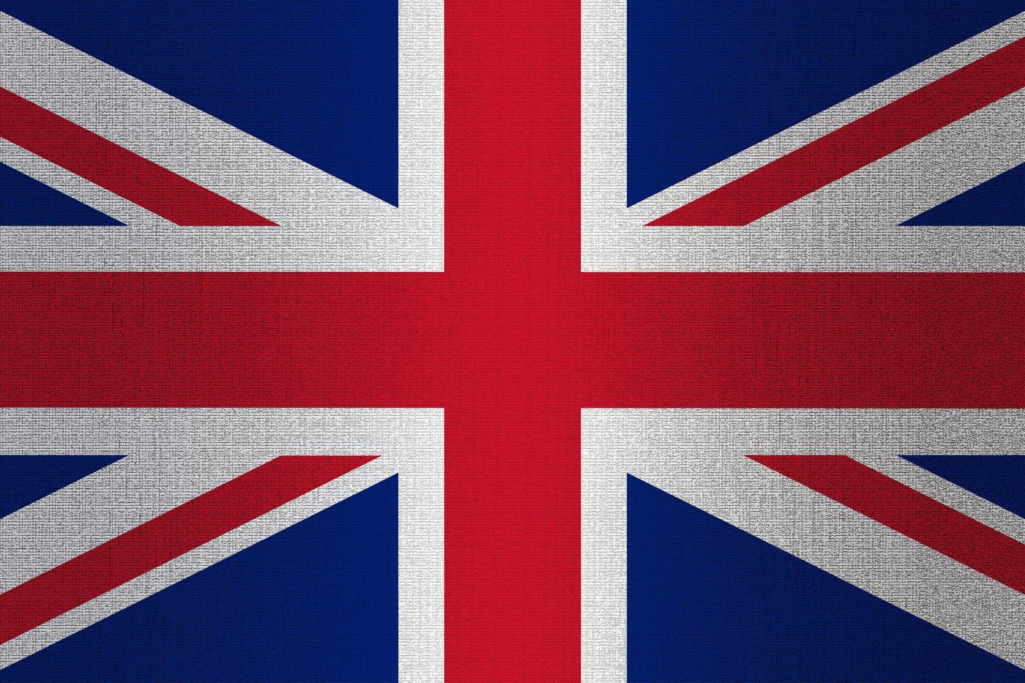 drapeau du Royaume-Uni sur pierre photo