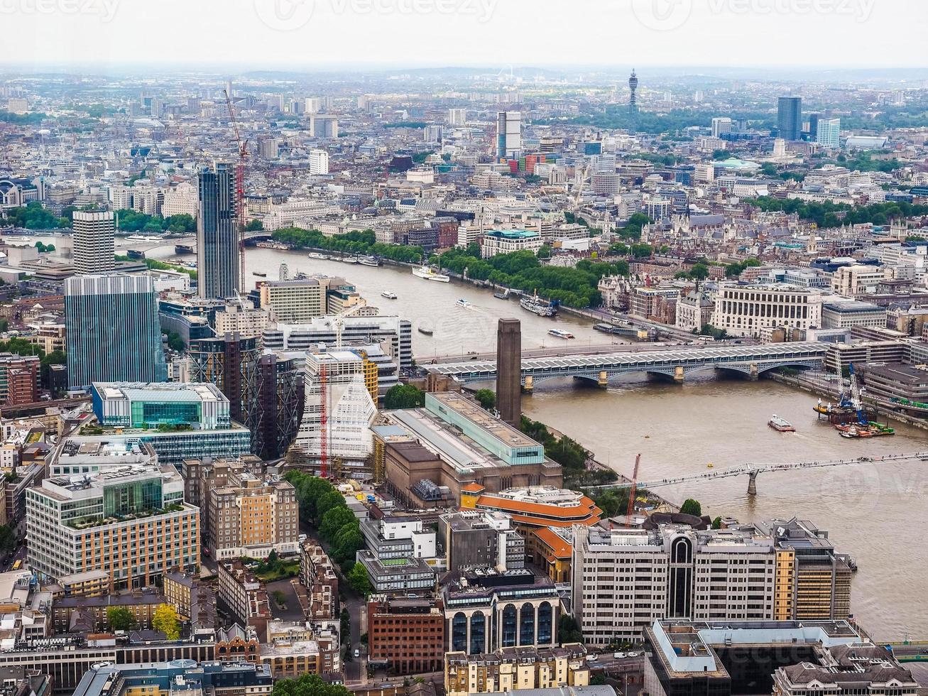 vue aérienne hdr de londres photo