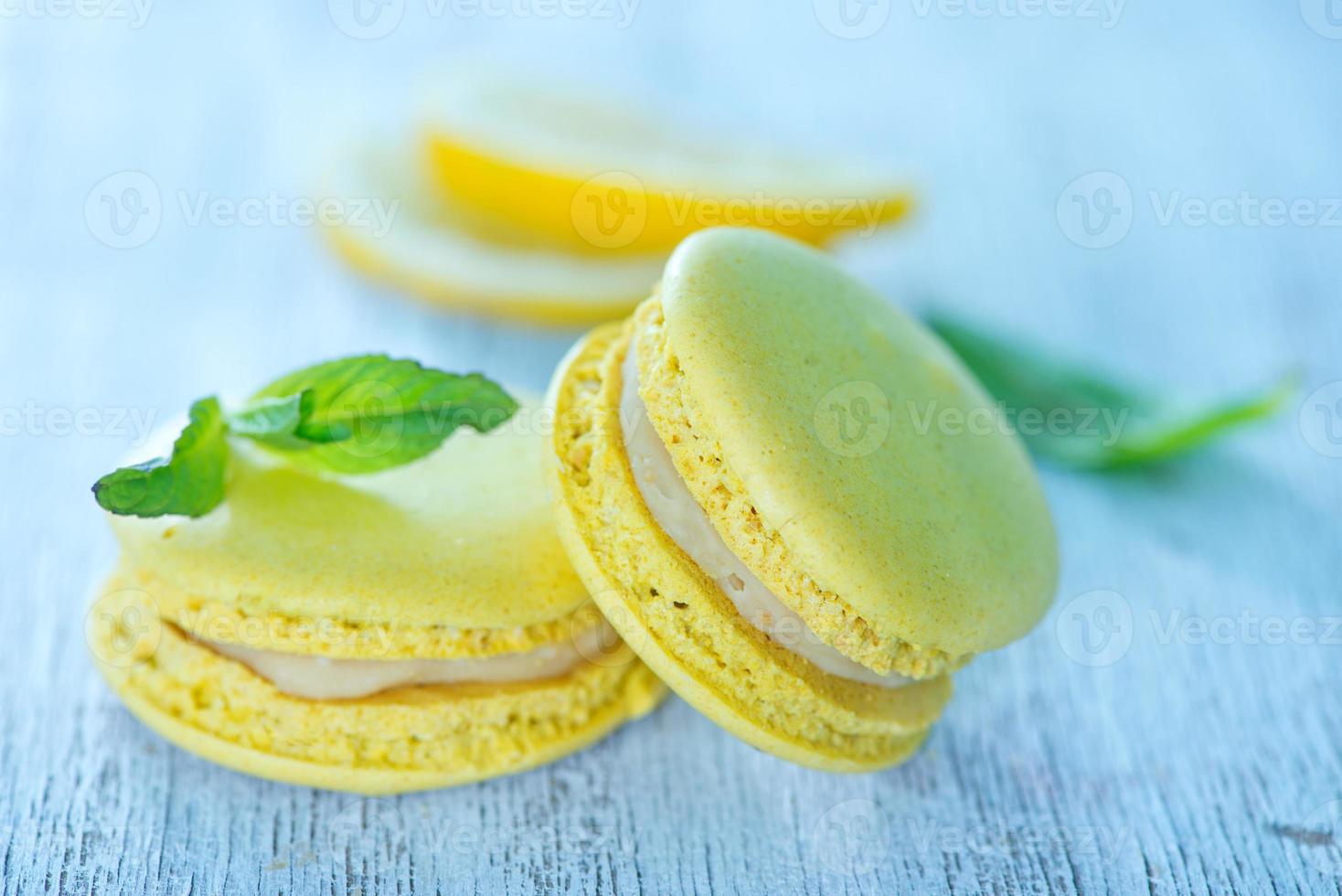 macarons au citron photo