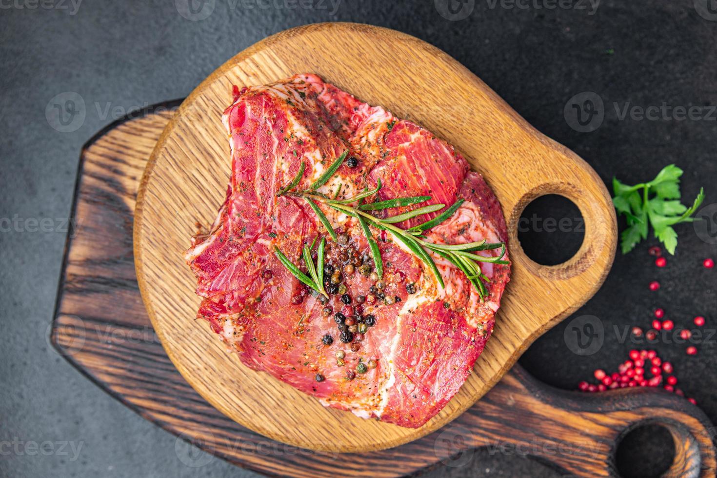 steak viande crue porc boeuf frais repas collation alimentaire sur la table copie espace photo