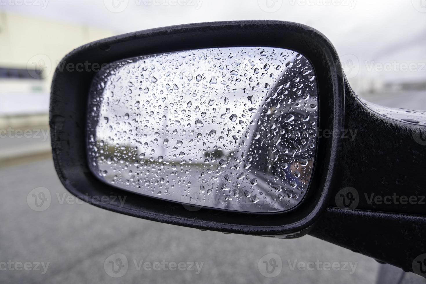 rétroviseur avec pluie photo