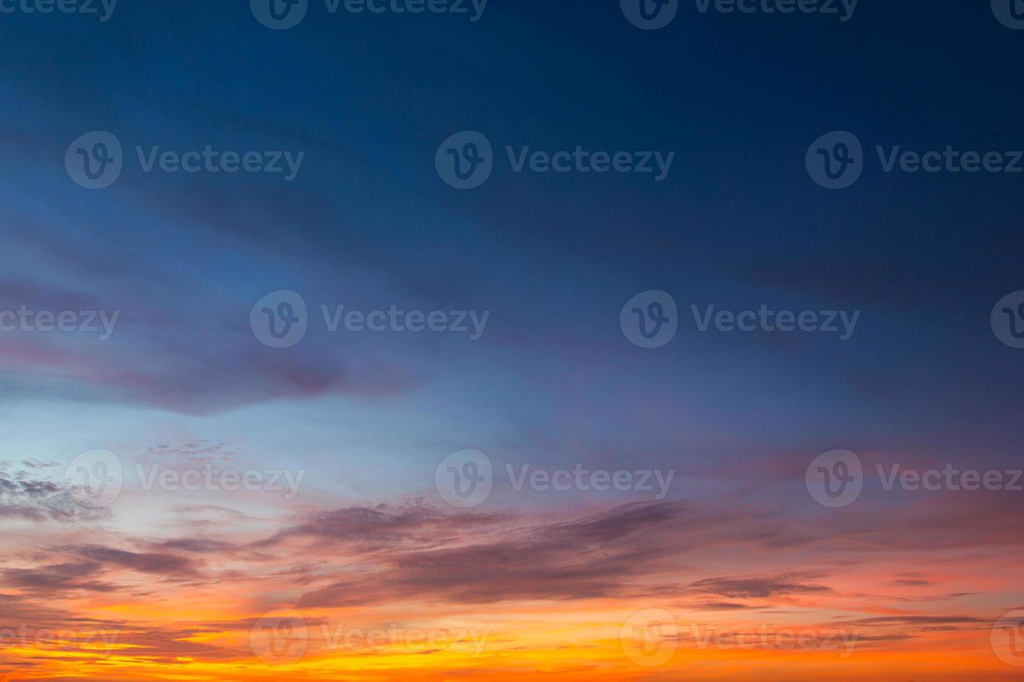 vues colorées du ciel. photo