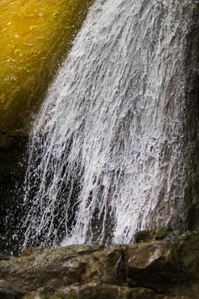 près des falaises de la cascade. photo