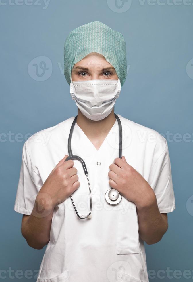 infirmière avec un stéthoscope photo