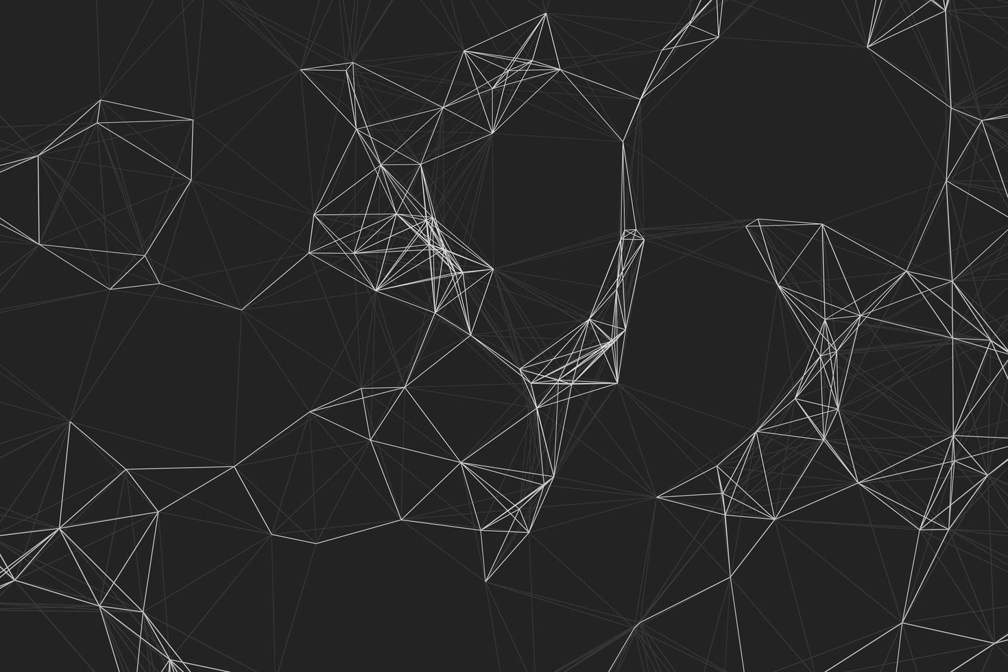 lignes de connexion géométriques minimalistes abstraites concept de conception de fond 3d photo