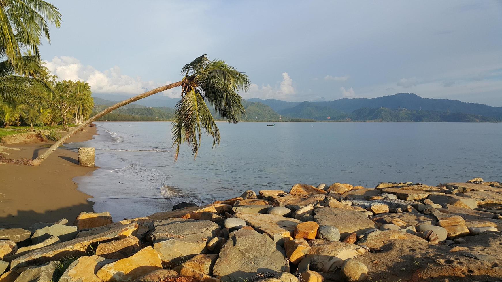 superbe vue sur la plage photo