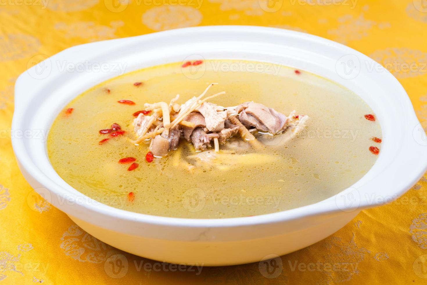 soupe de poulet au ginseng photo