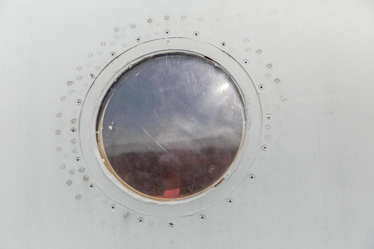 Bahia, Brésil, mai 2019 - fenêtre d'un Hercules c-130 photo