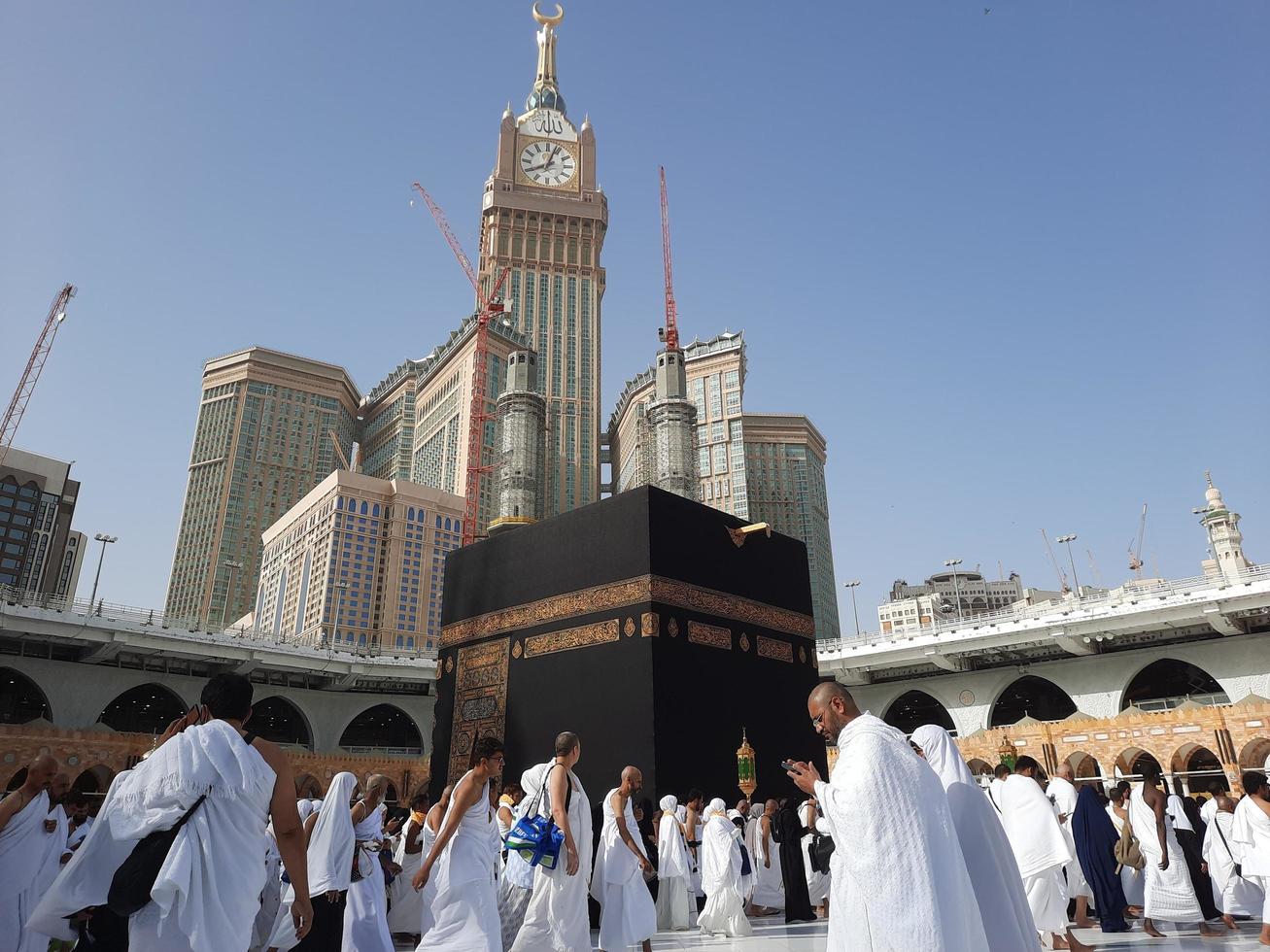 la mecque, arabie saoudite, mai 2022-personnes à masjid al haram photo