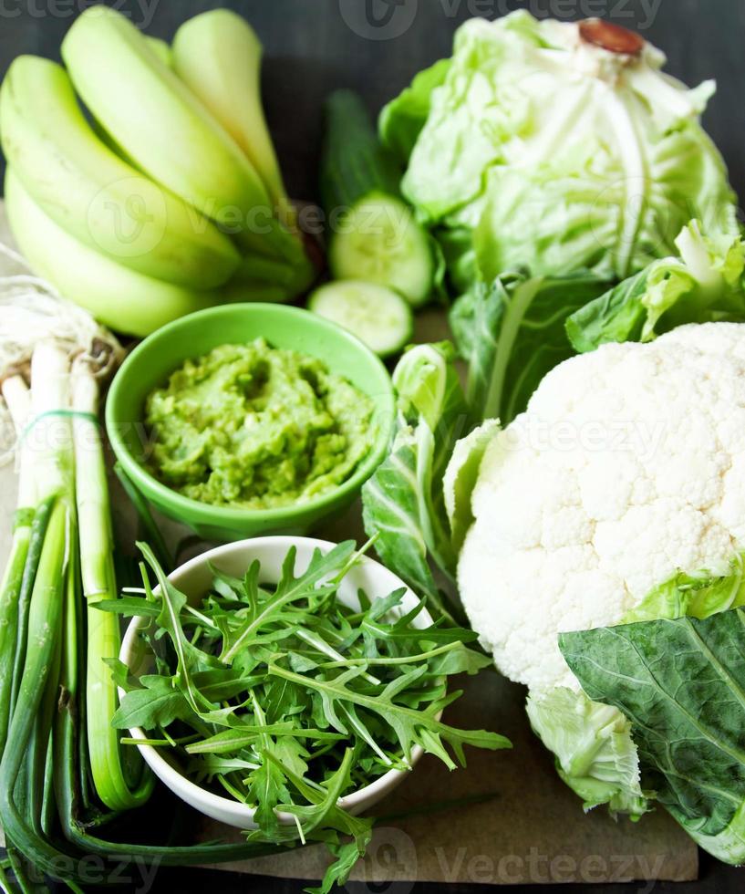 légumes verts photo
